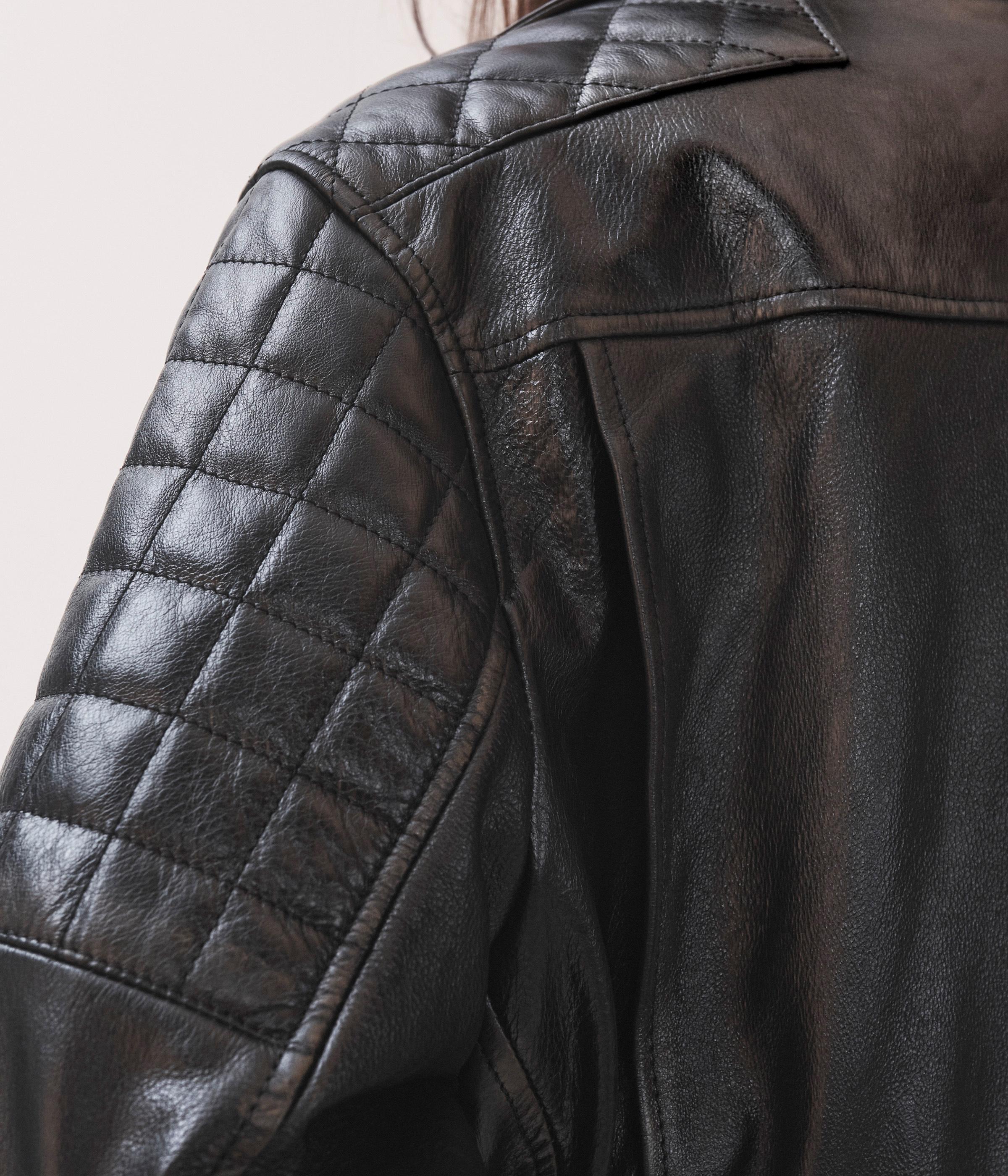 CRAIG MCDEAN BIKER LEATHER JACKET
